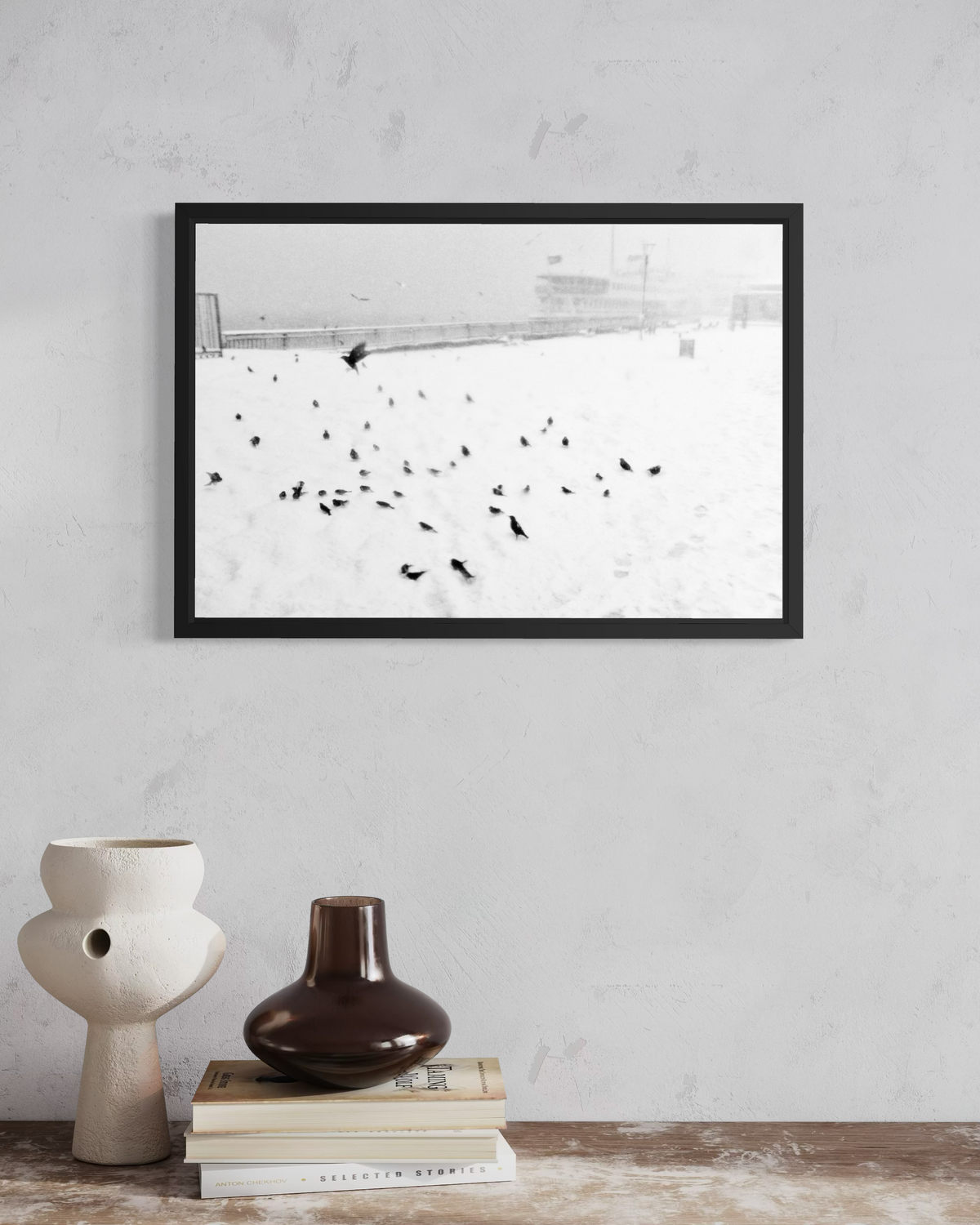 A Snowy Morning in Eminönü