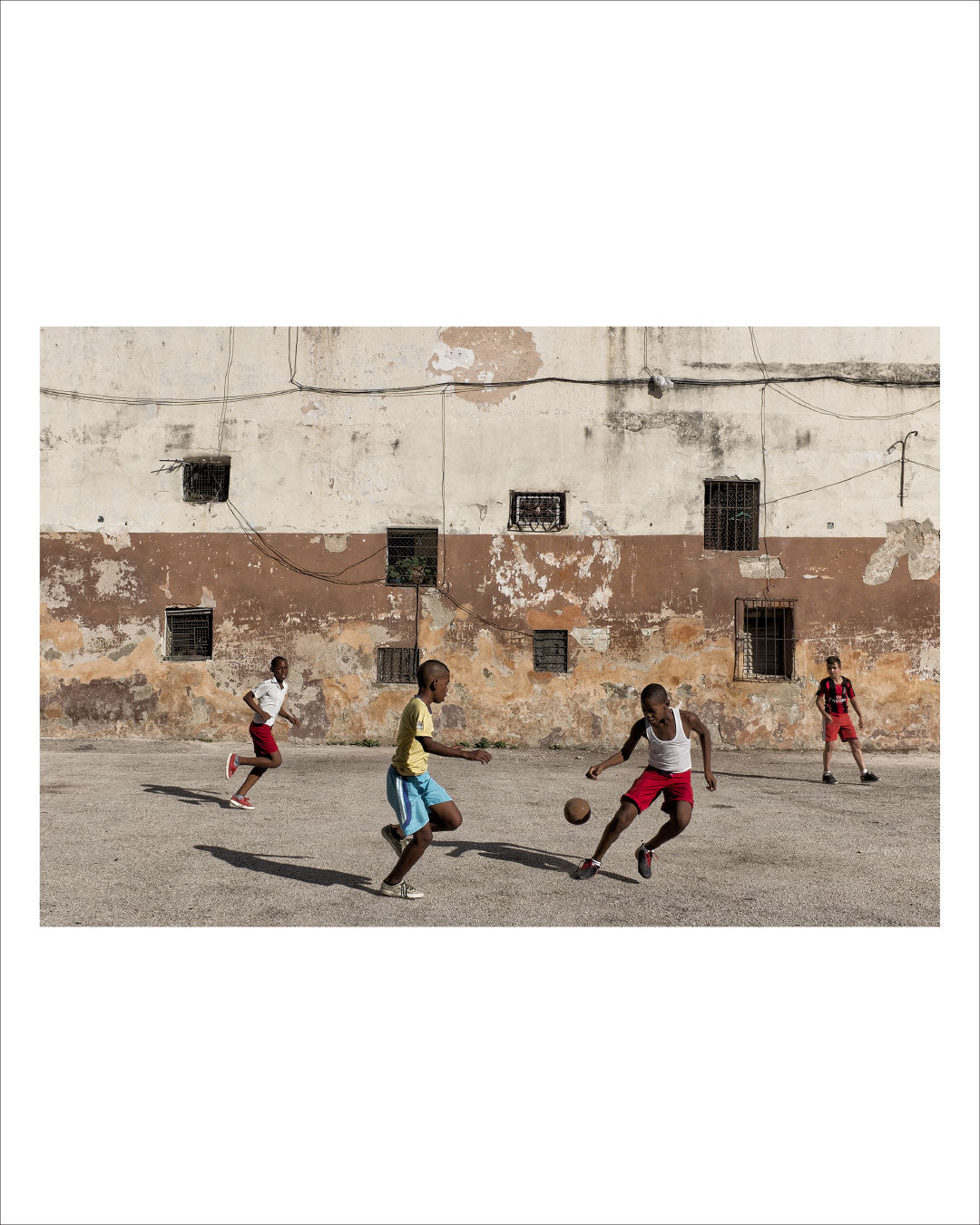  Children Playing Football, Cuba